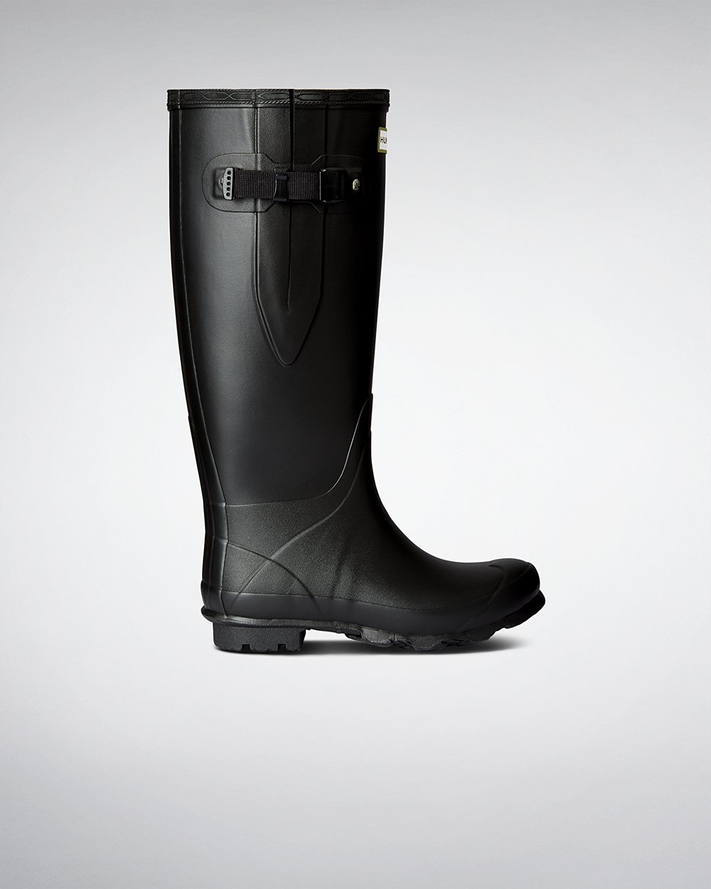 Bottes Larges Hunter Norris Field Femme Noir LYCNQSK-70